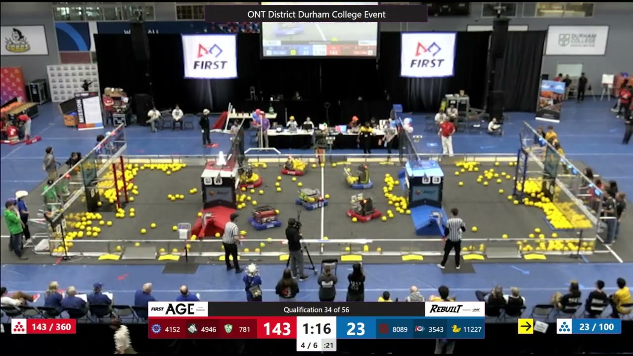Qualification 34 - 2026 FRC ONT District Durham College Event - Ful...