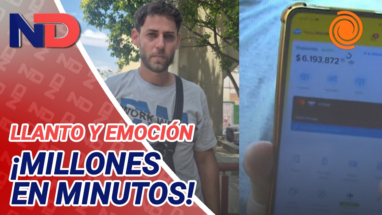 Conmovedora AYUDA EN VIVO para el repartidor que fue atropellado por un auto en el Buen Pastor