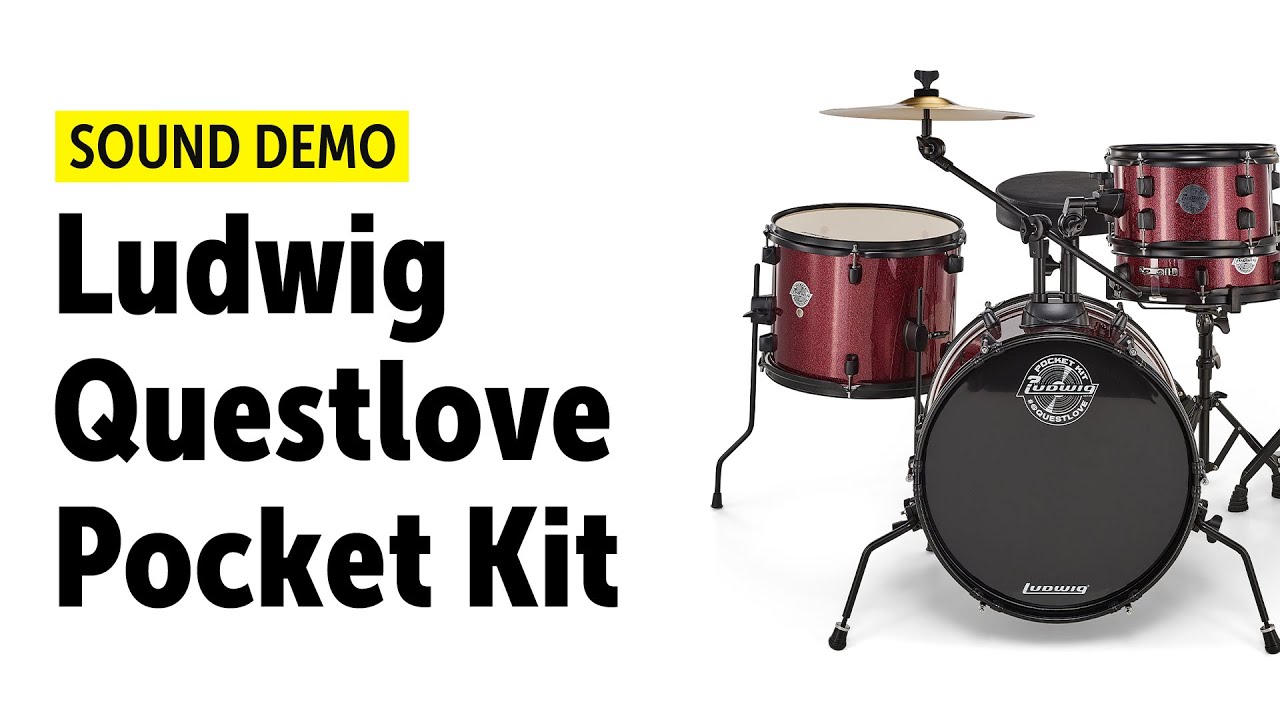 Ludwig Questlove Pocket Kit Sound Demo