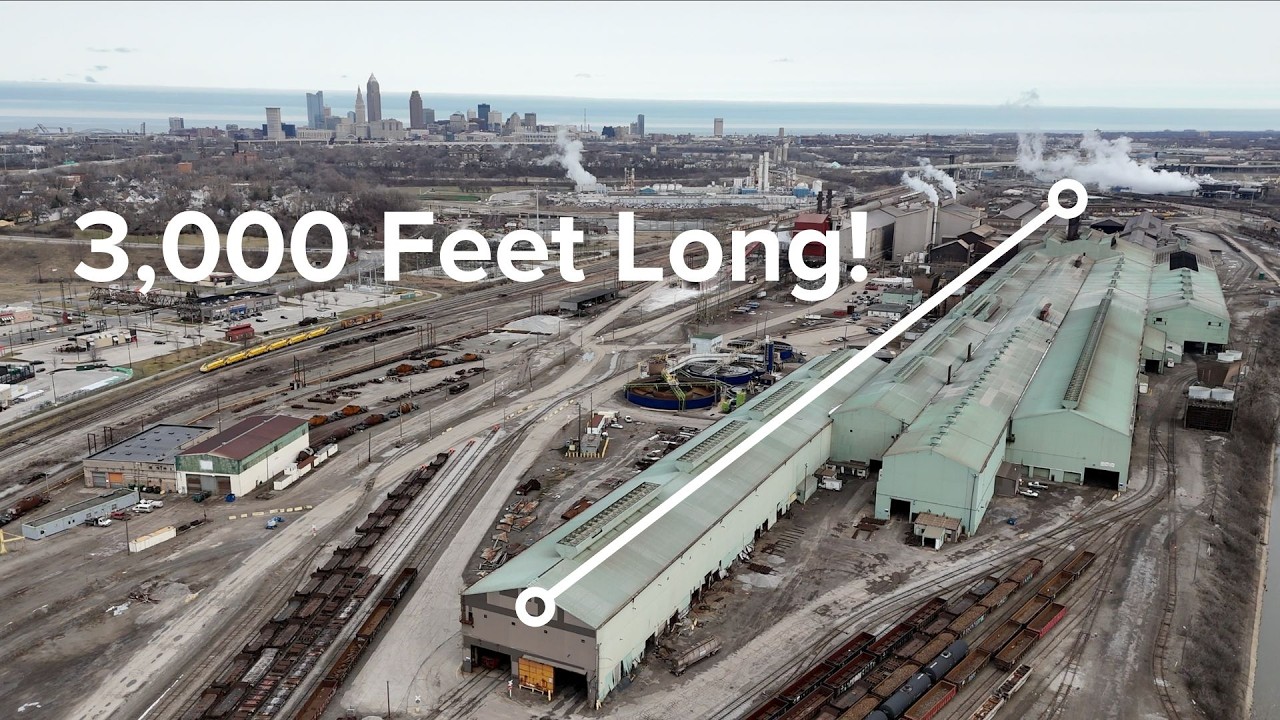 Drone Tour of Cleveland's Massive Industrial Valley