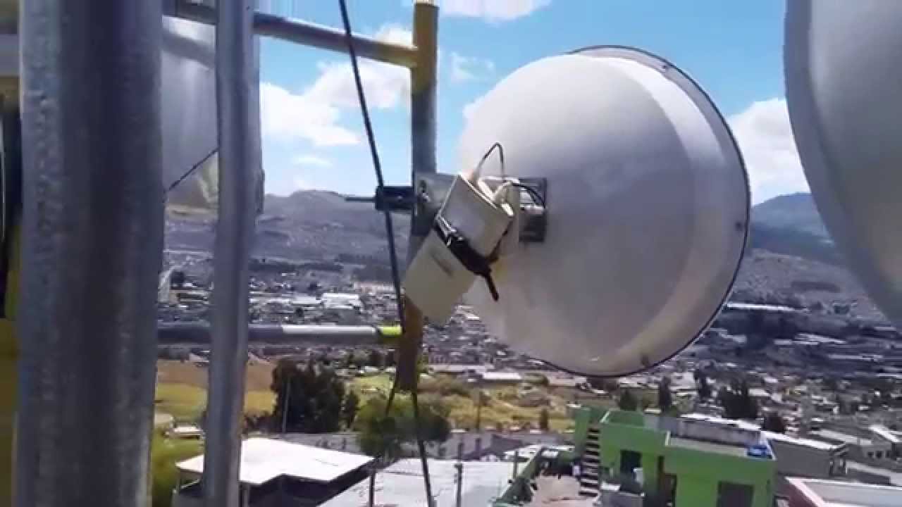 Antenas de un ISP para venta de internet
