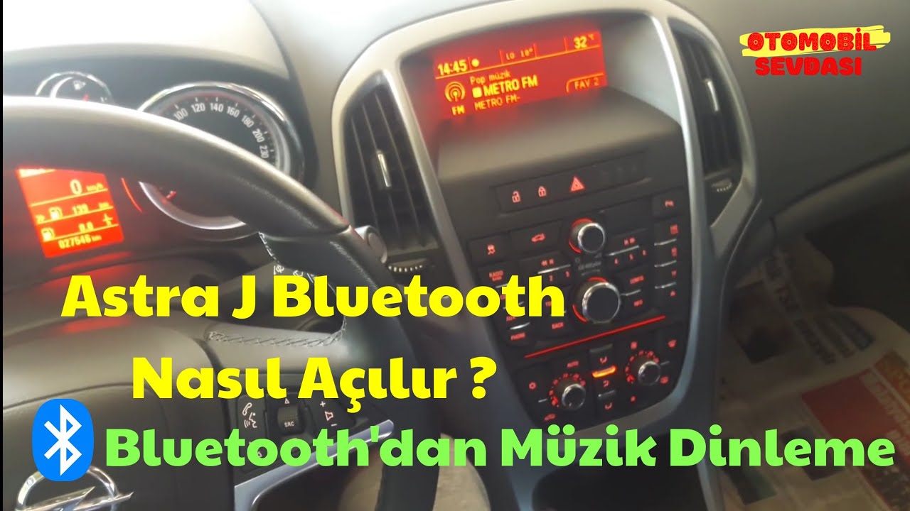 Opel Astra J Bluetooth Açma