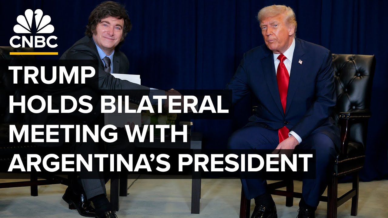 President Trump meets with Argentina's President Javier Milei at the White House &mdash; 10/14/2025