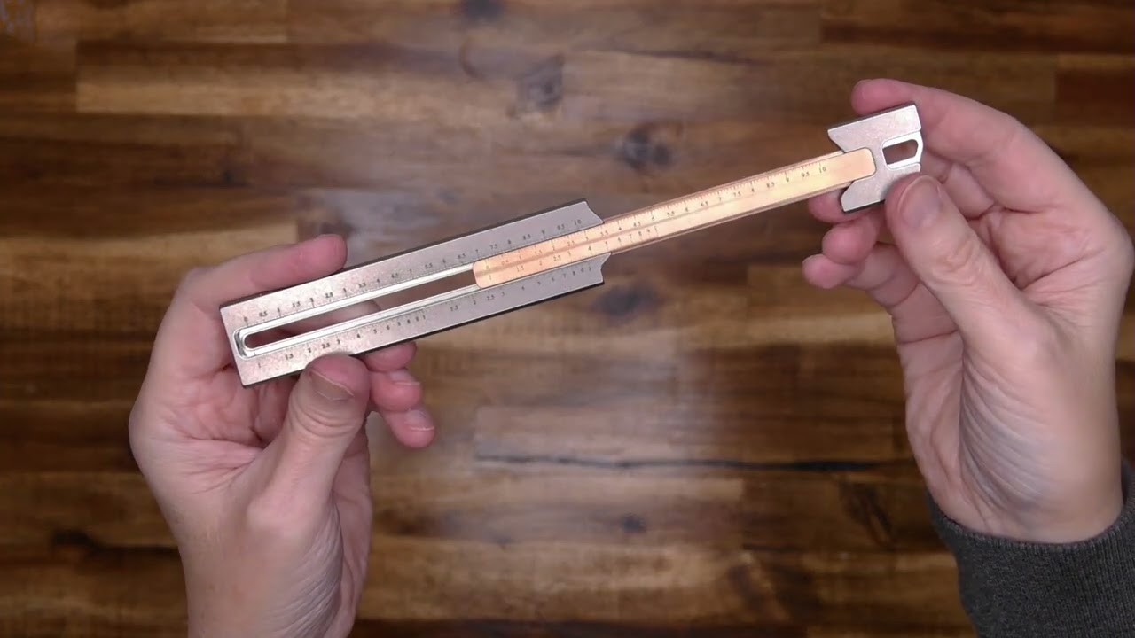 Titaner Mix 3 0 EDC ruler - The multi-tool of rulers!