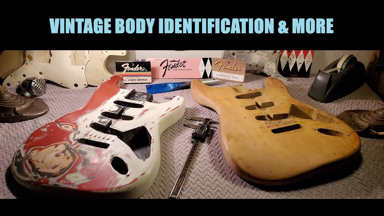 Vintage Fender Stratocaster Body Identification & Part of the Process of Making a Body #fender