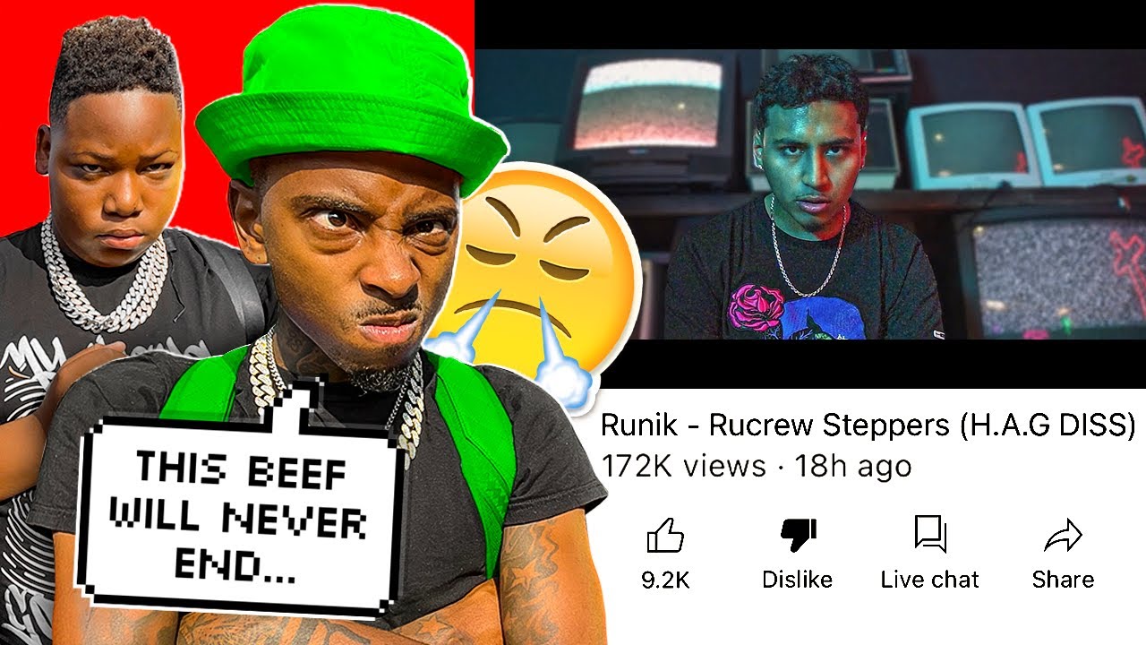 AFTER HEARING RUNIK GARBAGE DISS TRACK THIS BEEF WILL NEVER END!!💔🤬 (MY REACTION)
