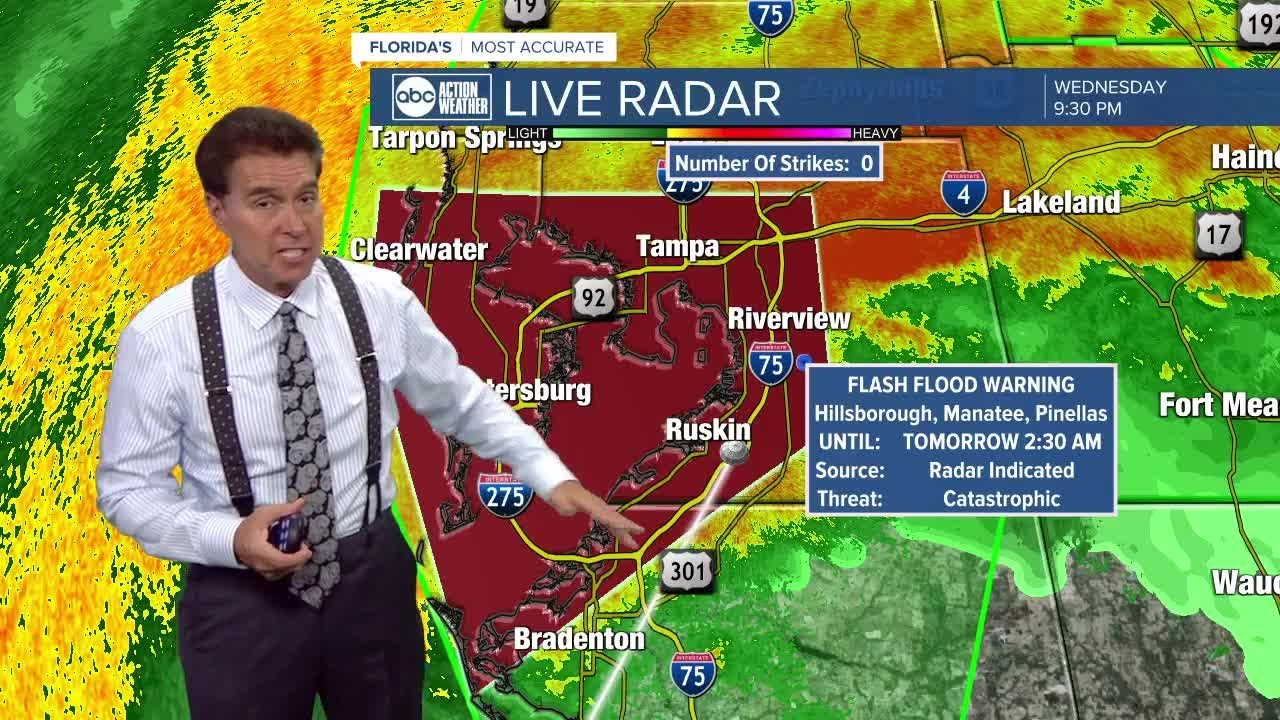 Catastrophic flooding levels after Hurricane Milton makes landfall in Florida