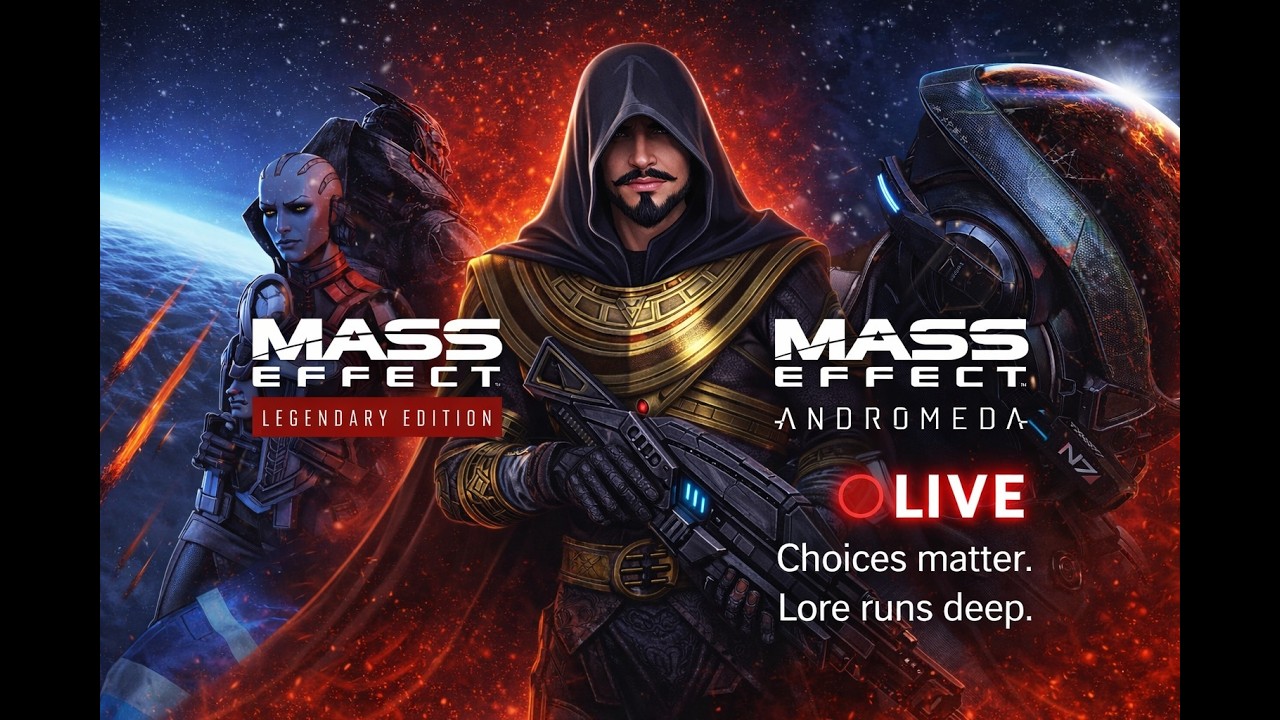 🪐 Mass Effect Legendary Edition / Andromeda LIVE 🚀 | Decisions Shape the Galaxy
