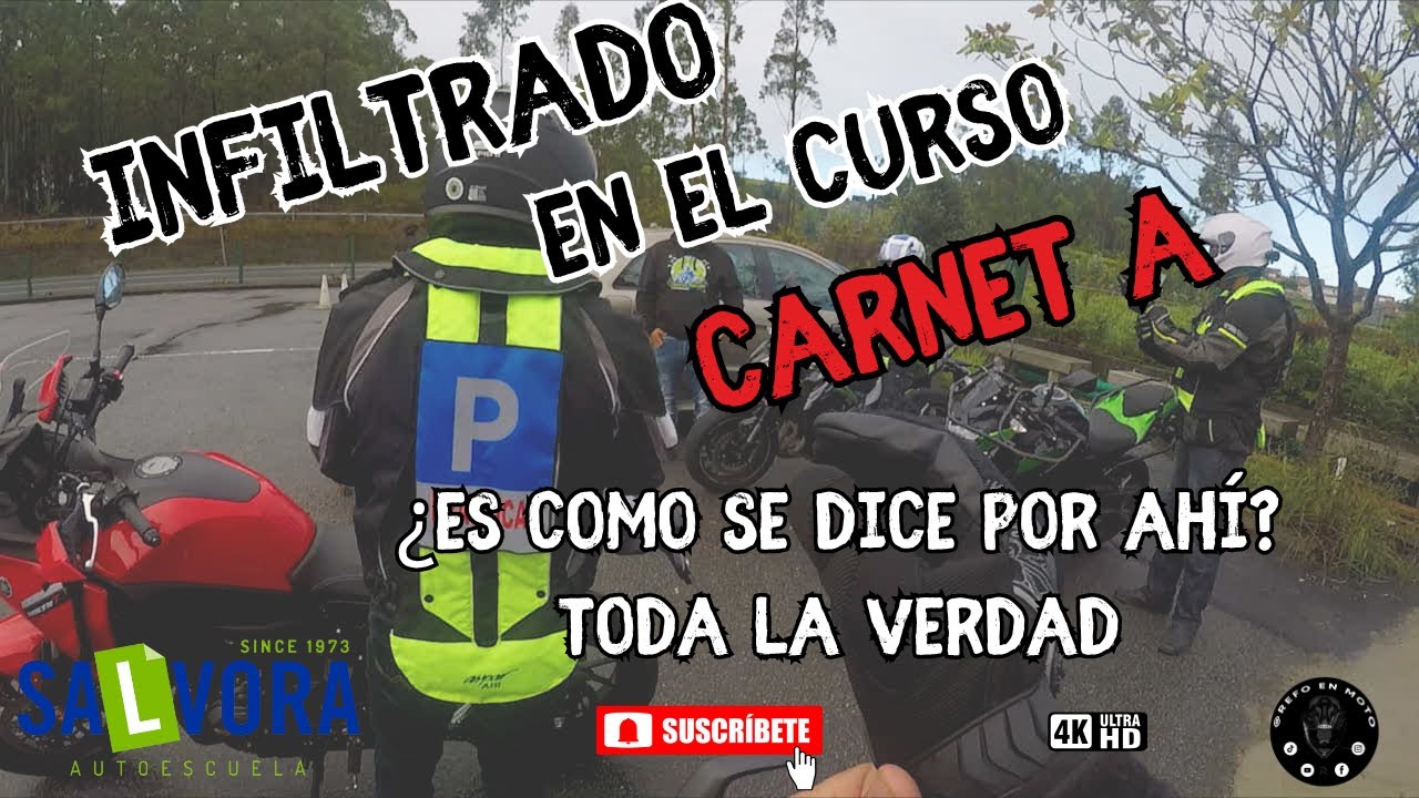 &ldquo;Me infiltr&eacute; en el curso del CARNET A  &iexcl;Desmontando  mitos y contando la verdad!&rdquo;