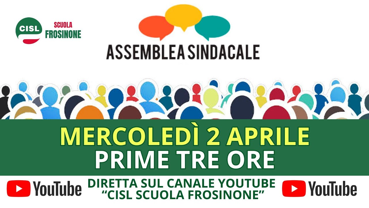 Assemblea Sindacale Cisl Scuola Frosinone - 2 aprile 2025