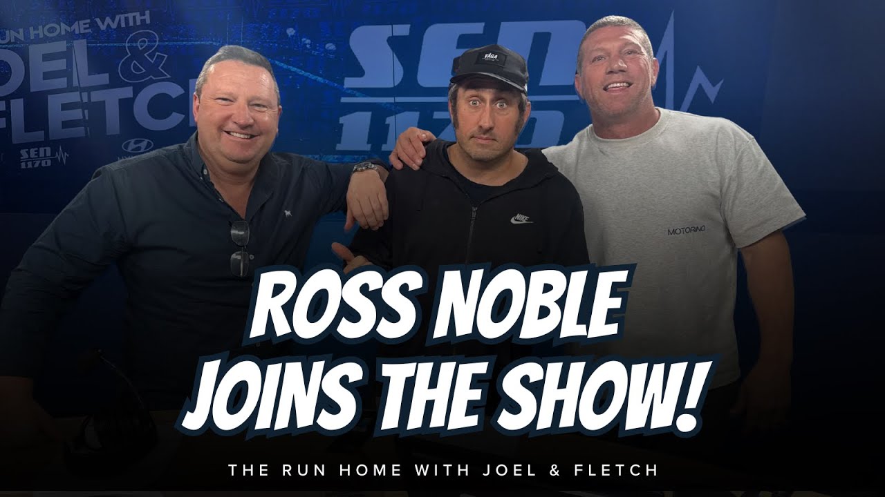 #NRL | Comedian Ross Noble joins Joel & Fletch to chat family, cancel culture and wooden lifts!