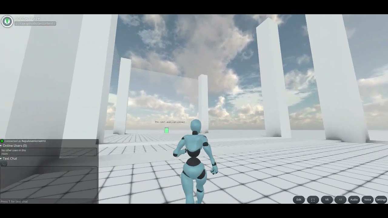 recursive XR spaces via (JanusXR) URLs  / XR Fragments