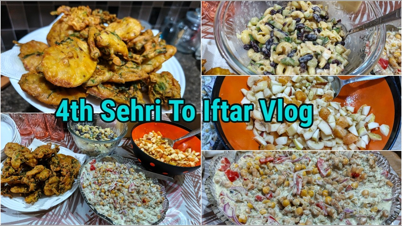 4th Sehri To Iftar Vlog 😍Aj Iftar Main Mango Milkshake Banaya | Ramadan 2026