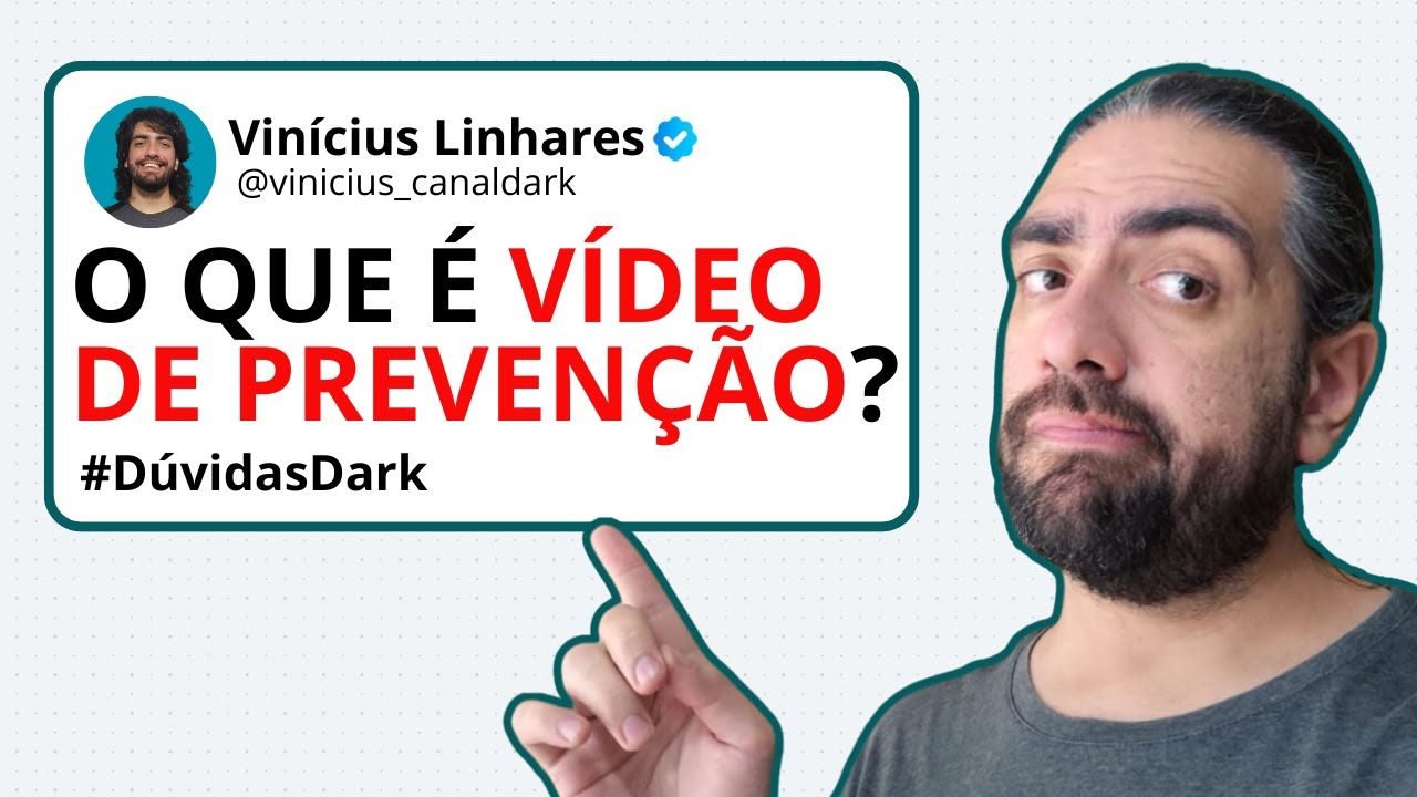 O que é Vídeo de Prevenção para CANAL DARK? | Respondendo Dúvidas Sobre Canais Dark #DúvidasDARK