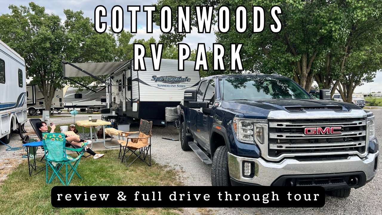 Cottonwoods RV Park Review + FULL DRIVE THROUGH TOUR