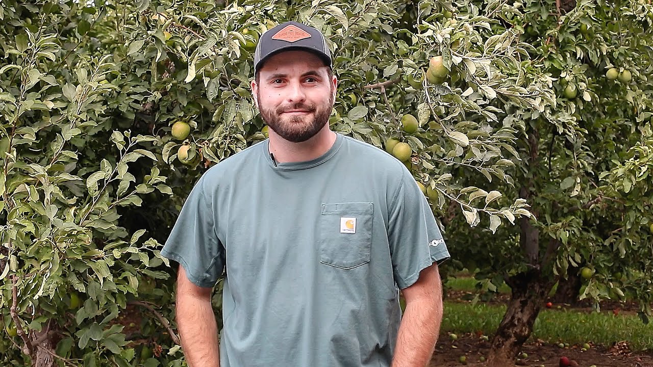 Torey Schmidt, a young grower from Parkdale, Oregon