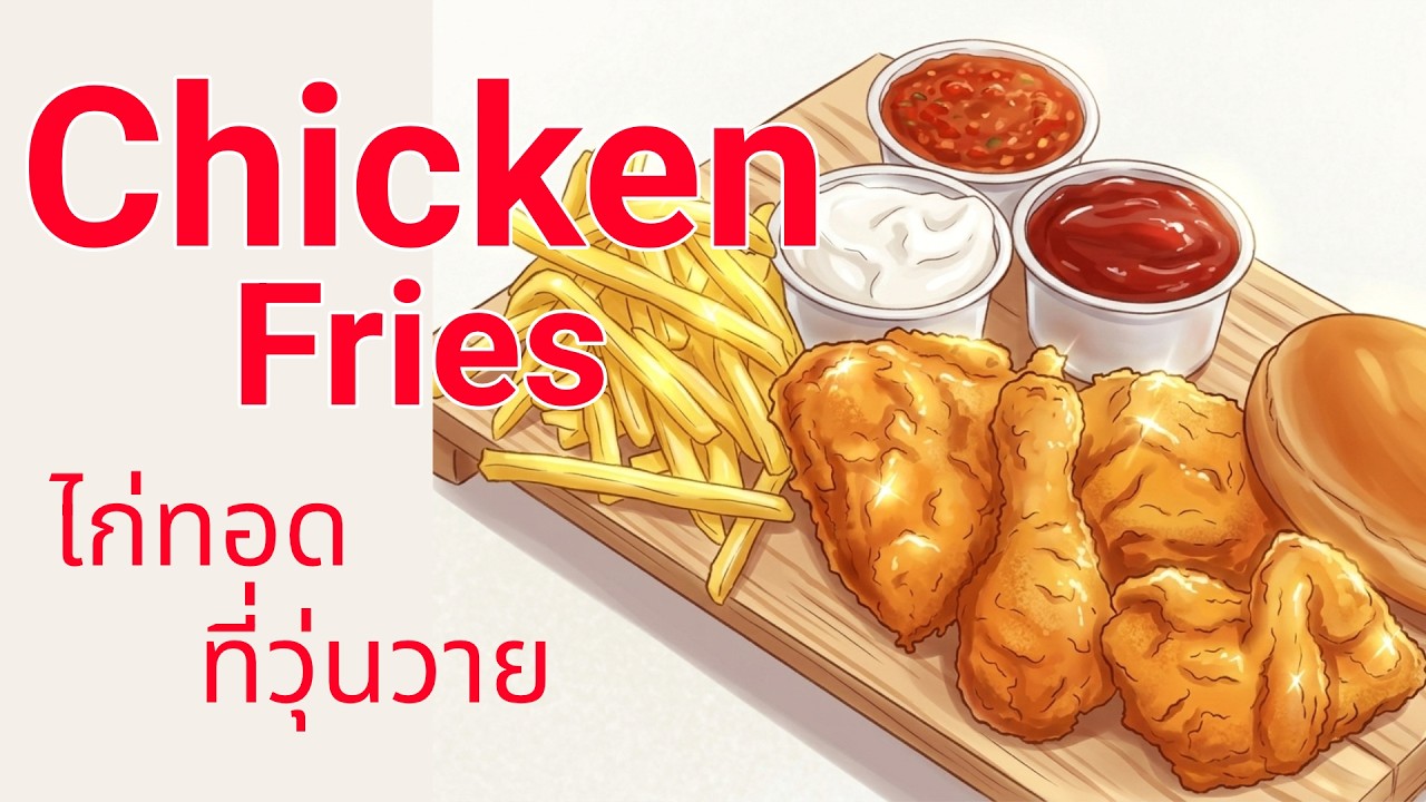 Chicken fries | ไก่ทอดที่วุ่นวาย