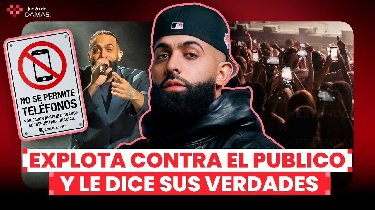 ELADIO CARRIÓN SE QUEJA DEL PÚBLICO DOMINICANO POR USAR EL CELULAR EN SUS SHOWS