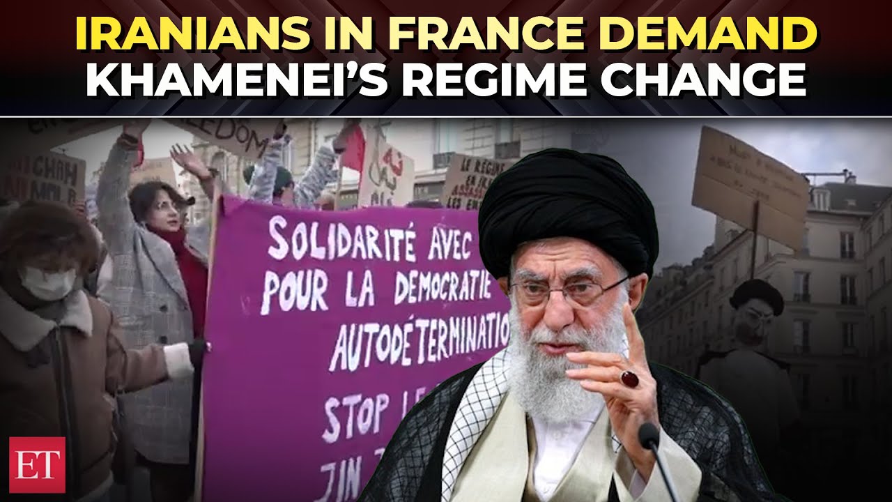 Iranians in France demand Khamenei’s regime change, slam crackdown on protests