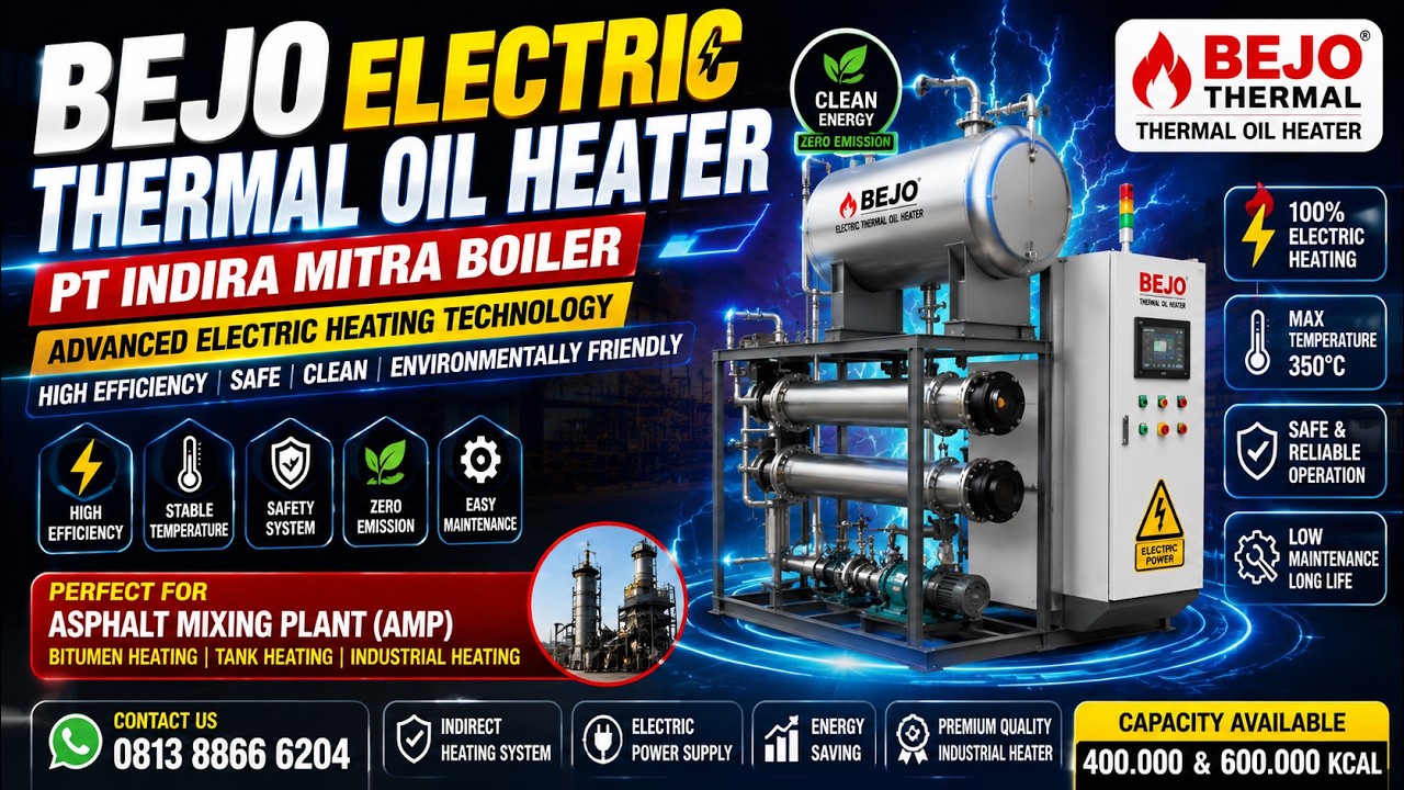 Electric Thermal Oil Heater (HTO Boiler) 10 kW&ndash;500 kW | Automatic Industrial Heating System