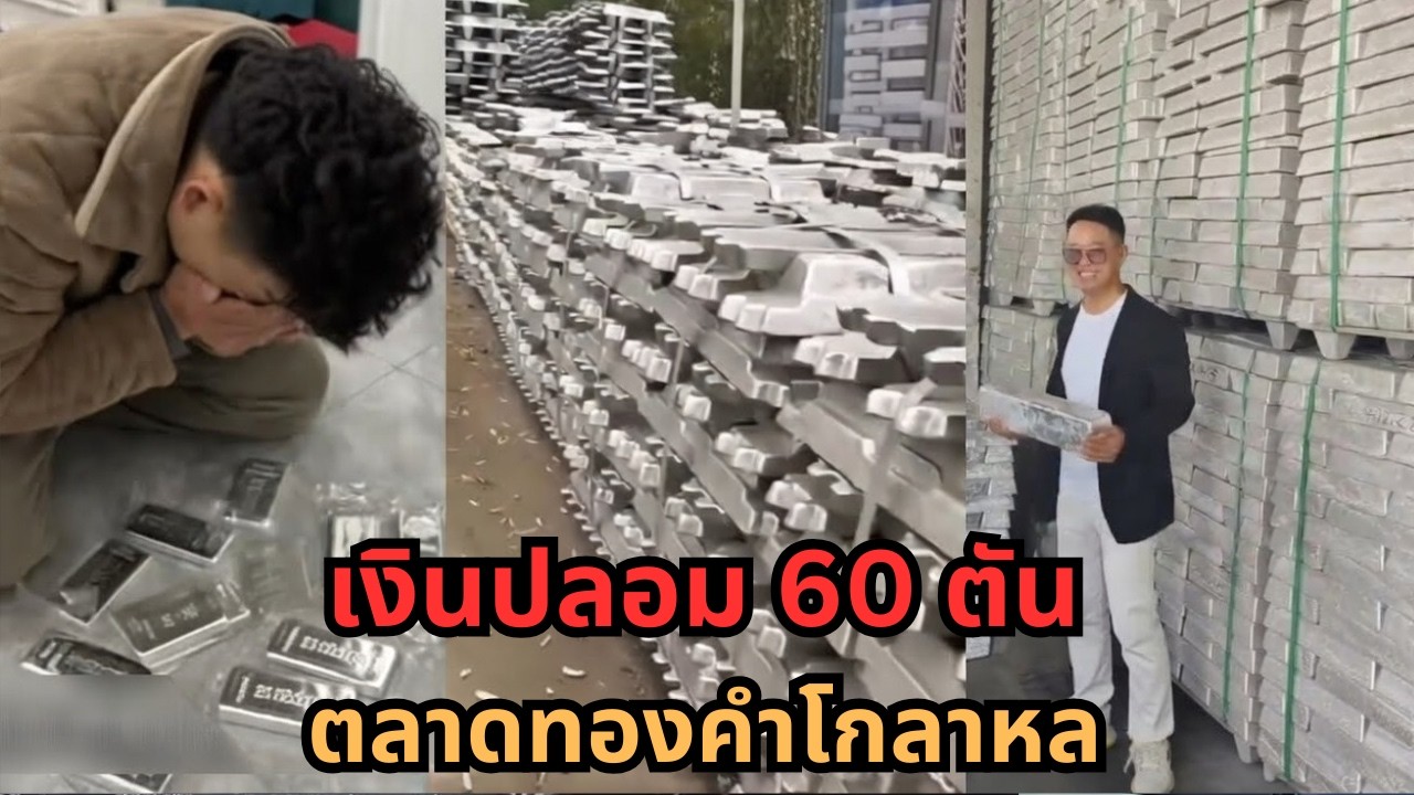 【ช็อก】เงินปลอม 60 ตันหลุดสู่ตลาด — ภายในเป็นเหล็กและตะกั่ว ตลาดทองคำใหญ่ที่สุดของจีนปั่นป่วนหนัก