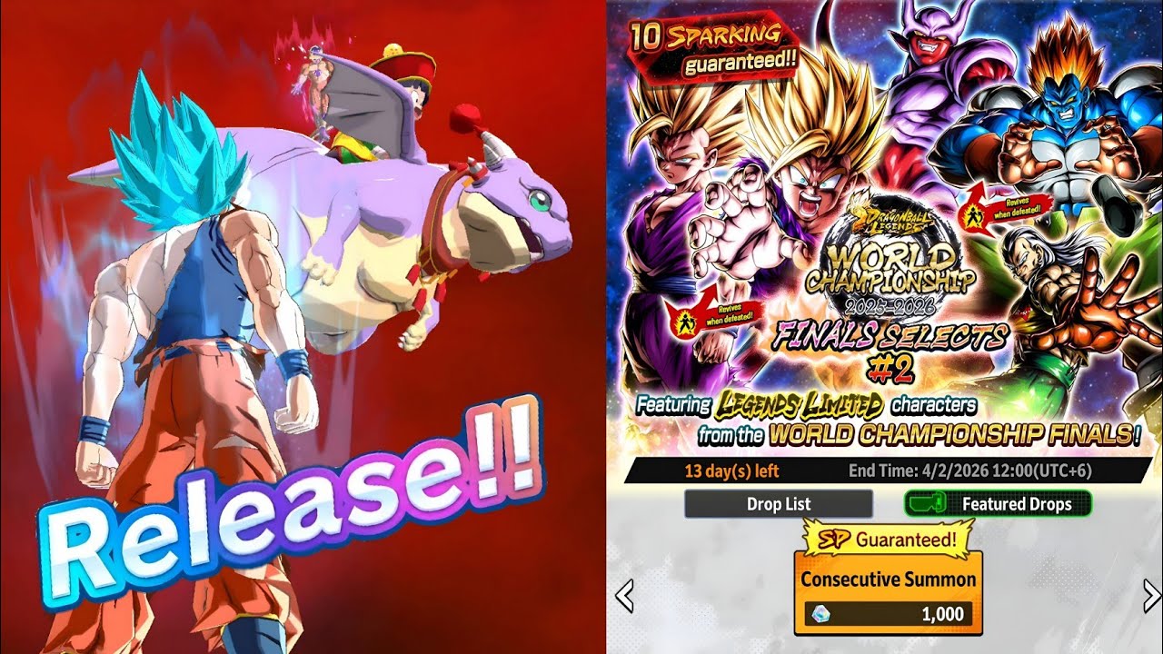 World Championship Finals Selects Vol-2 Landscape Mode Summons!!! | Dragon Ball Legends 