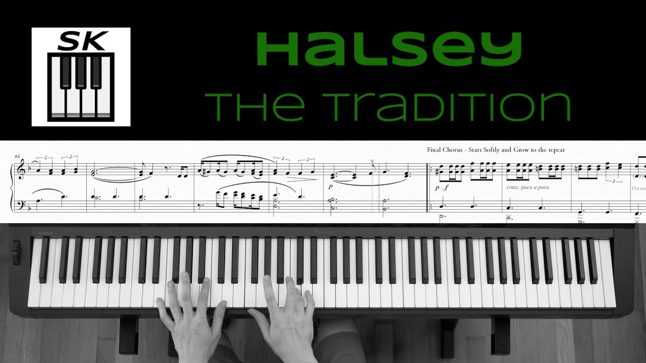 Halsey SHEET MUSIC /// The Tradition /// Intermediate Solo Piano Cover