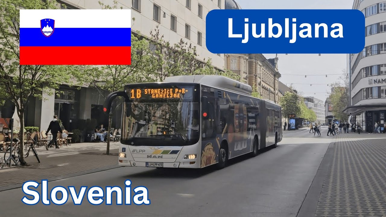 Buses in Ljubljana, Slovenia🇸🇮 2025