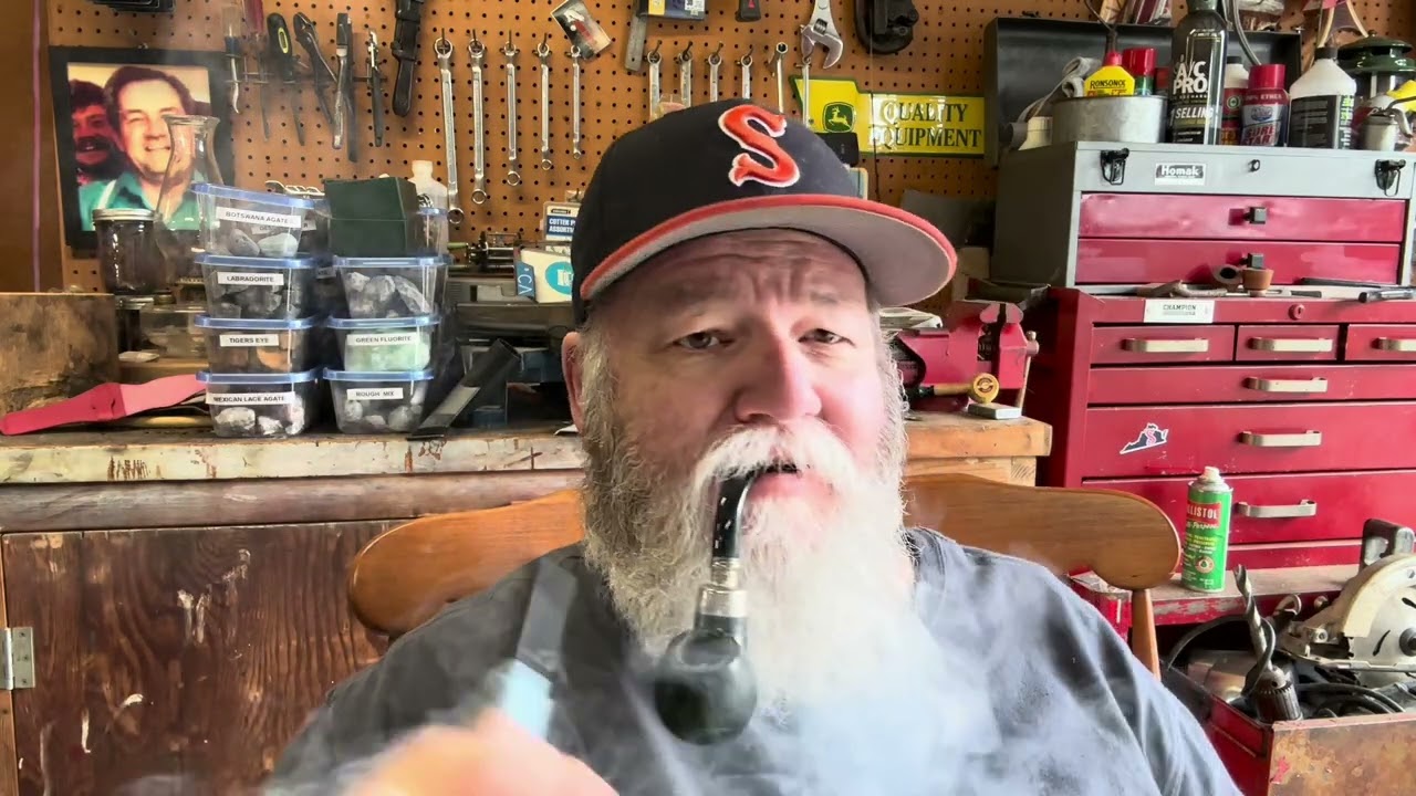 #1678 Smoking My Newly Gifted Peterson XL02 Spigot. 