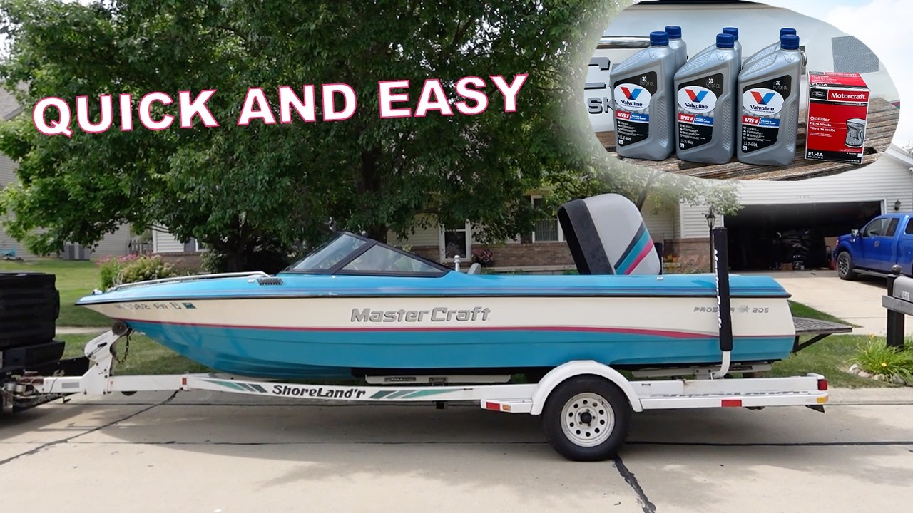 Замена масла. 1993 MasterCraft ProStar 205 351W V8