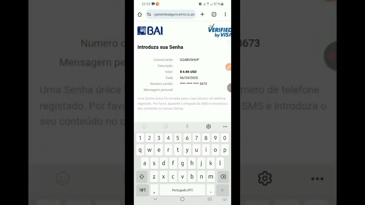 CARREGAR CONTA JETON COM VISA KAMBA BAI