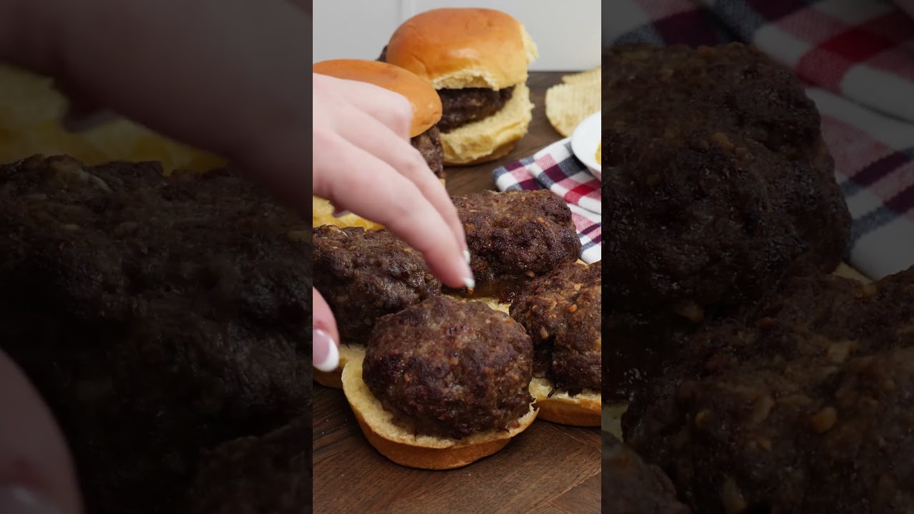 Air Fryer Cheeseburger Sliders