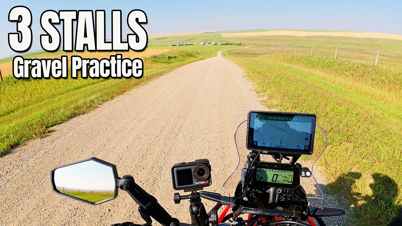 Gravel Practice, 3 Stalls & a Route That Didn’t Quite Work | CRF300L Rally