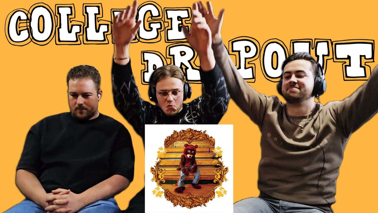 De bois luisteren naar Kanye West - College Dropout