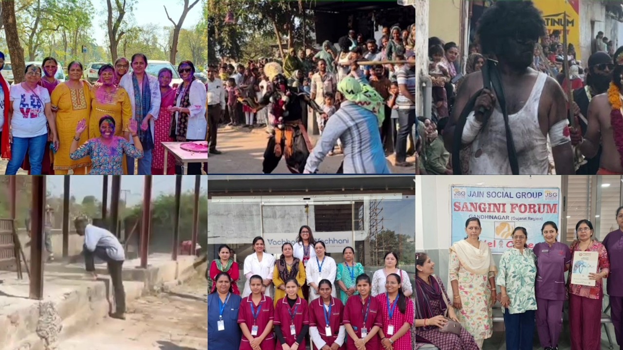 જૈન સોશ્યિલ ગ્રુપ, ગાંધીનગર દ્વારા આયોજિત રંગોત્સવ સ્નેહ મિલન કાર્યક્રમ ...