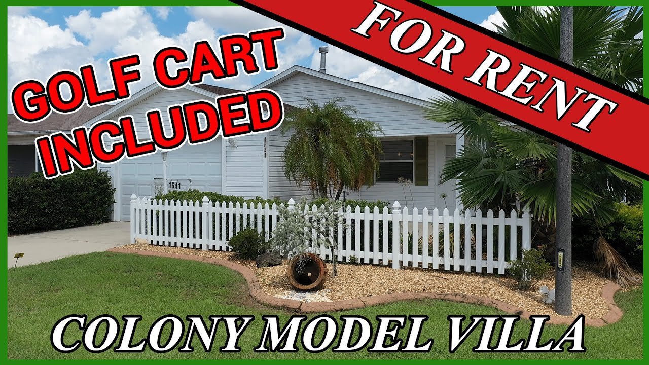 VILLAGES RENTAL | Starting 10/31/2025 | Fully Furnished Colony Patio Villa | in The Villages, FL