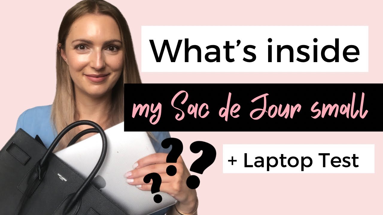 What's in my bag? How much fits in the Sac de Jour small? Laptop Test