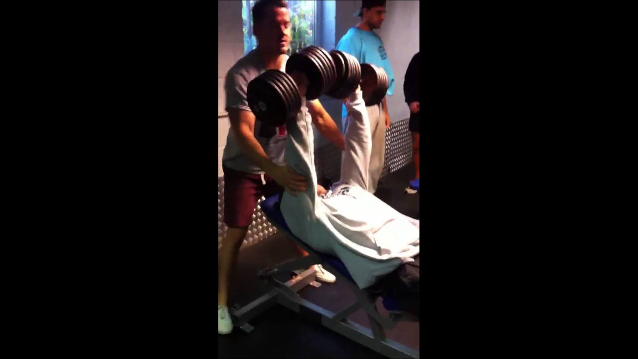 Richard Gozdecki 60kg dumbells