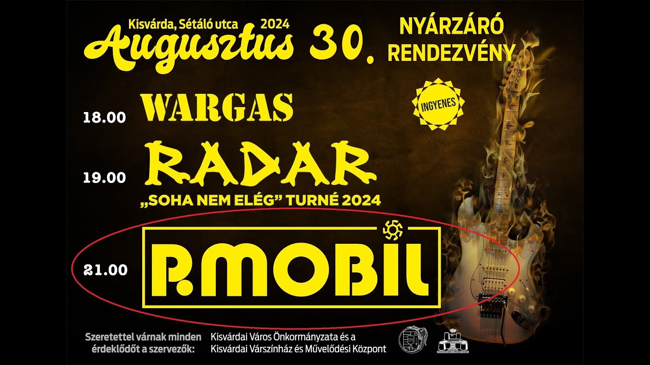 [4K] P. Mobil - Kisvárda, Sétáló utca 2024. 08. 30.