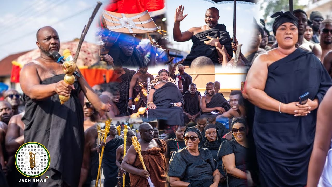BREAKING!!🤩 ƆDEHYEƐ OSEI BONSU III SWEARS OATH OF ALLEGIANCE AS ASANTE MAMPONGHENE TO HIS PEOPLE