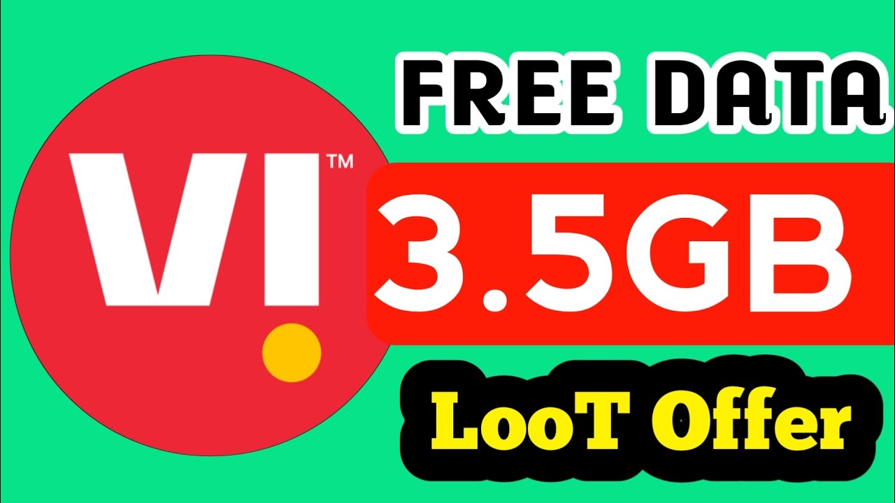 Vi free data | Vi free 3.5 GB | vi free data code 2022