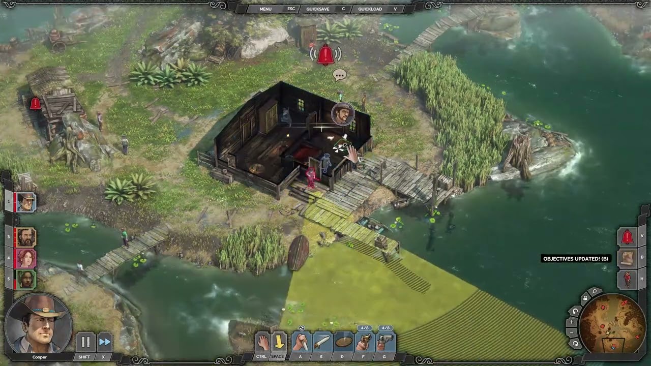 Desperados III Mississippi River speedrun @03:19 (desperado)