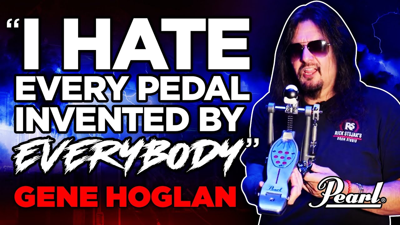 Gene Hoglan &bull; ELIMINATOR REDLINE PEDALS &bull; Pearl Drums