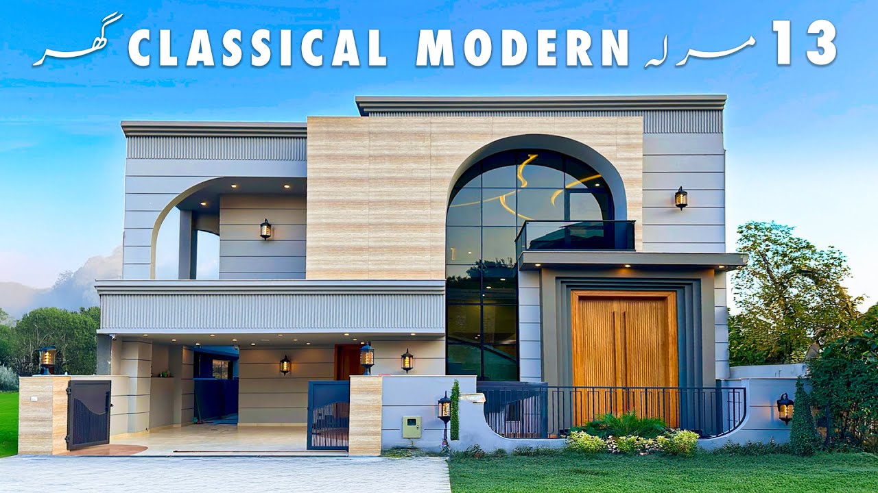 13 Marla Modern Classical Design House for Sale in Bahria Town Rawalpindi