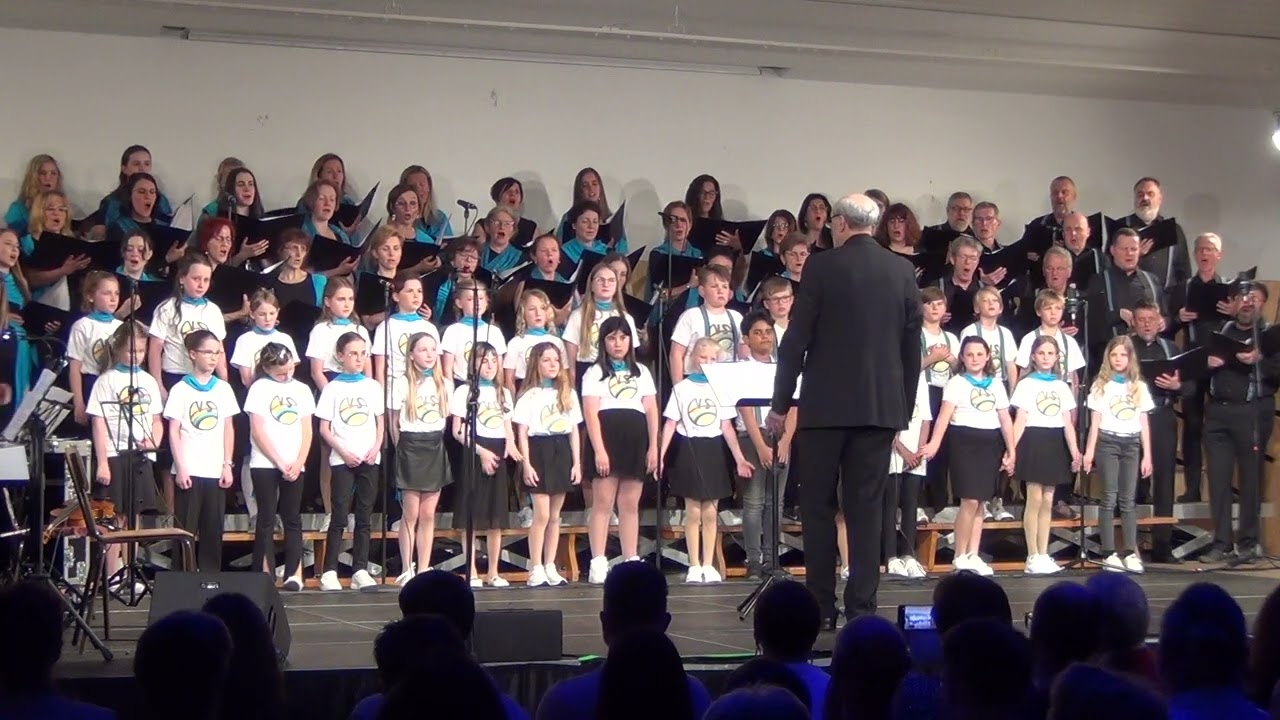 We are the world, Wartberger Chor, Helmut Wagner; VS Chor, Irene Rudinger