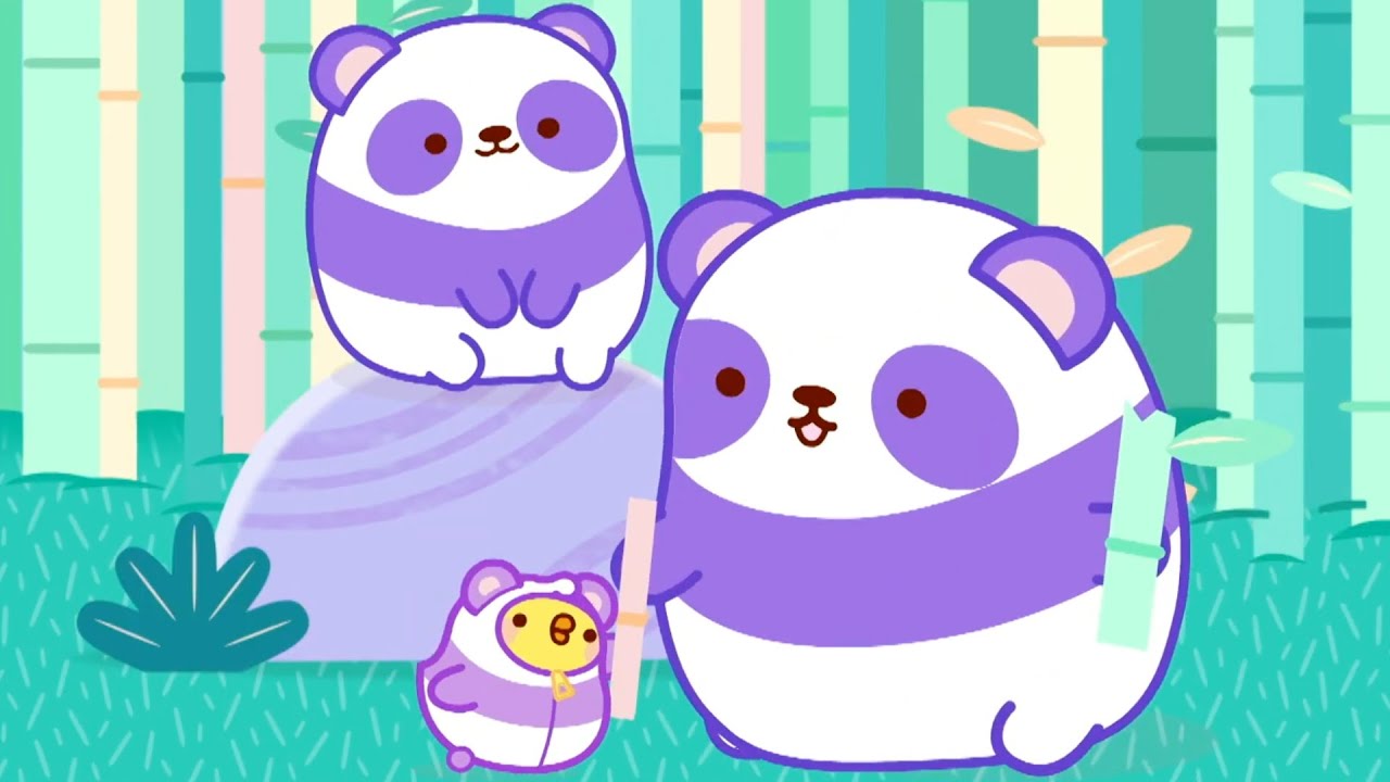 Aventuras de Molang 🐼 O Beb&ecirc; Panda 🐼 Funny Cartoons For Kids | Molang Portugese