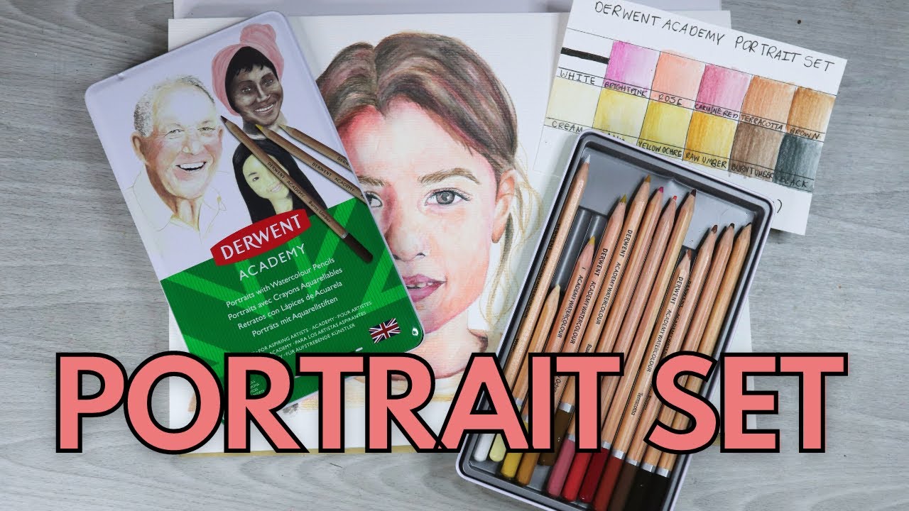 Derwent Academy Watercolor Portrait Set of 12 | Student Grade Pencils, How do They Hold Up?