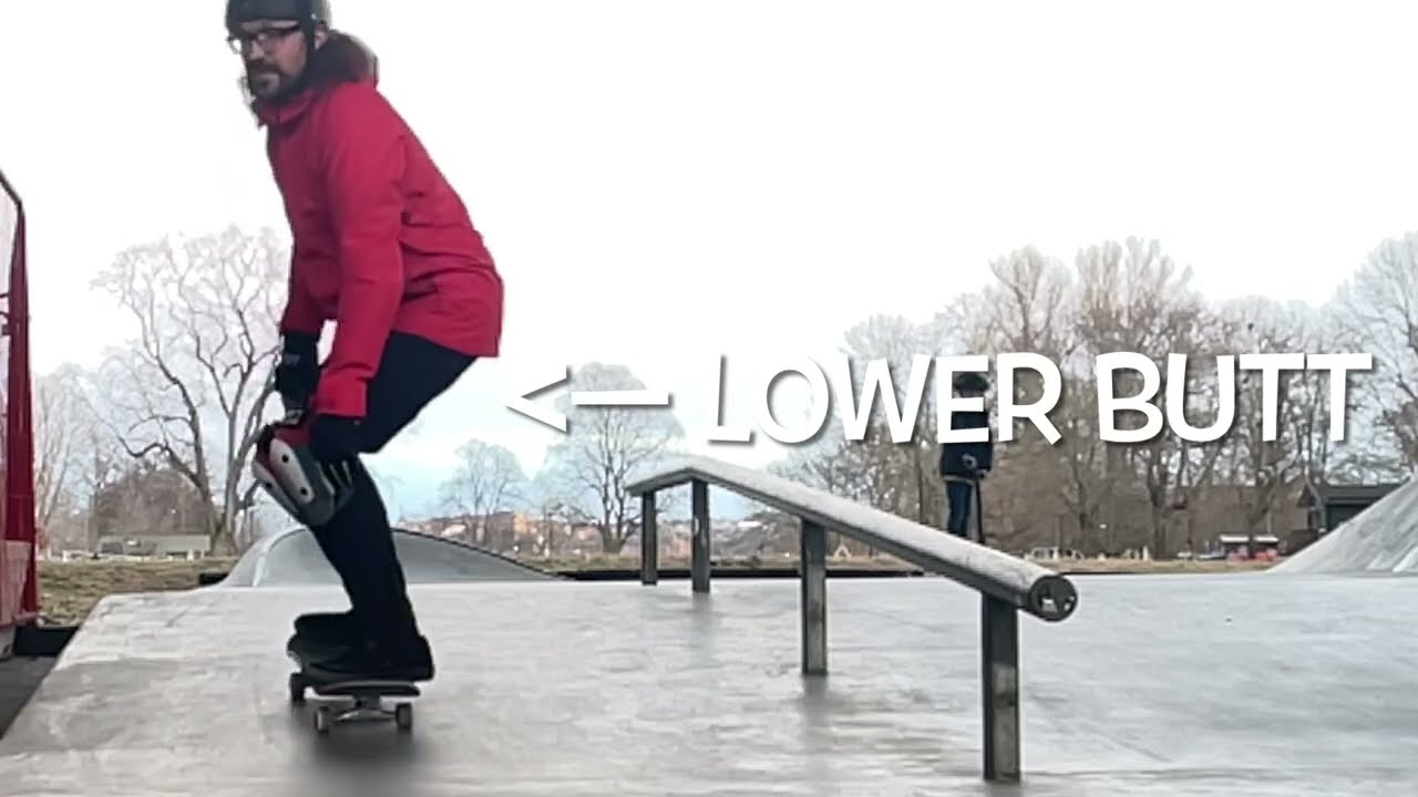 Re-learning how to crouch by lowering butt