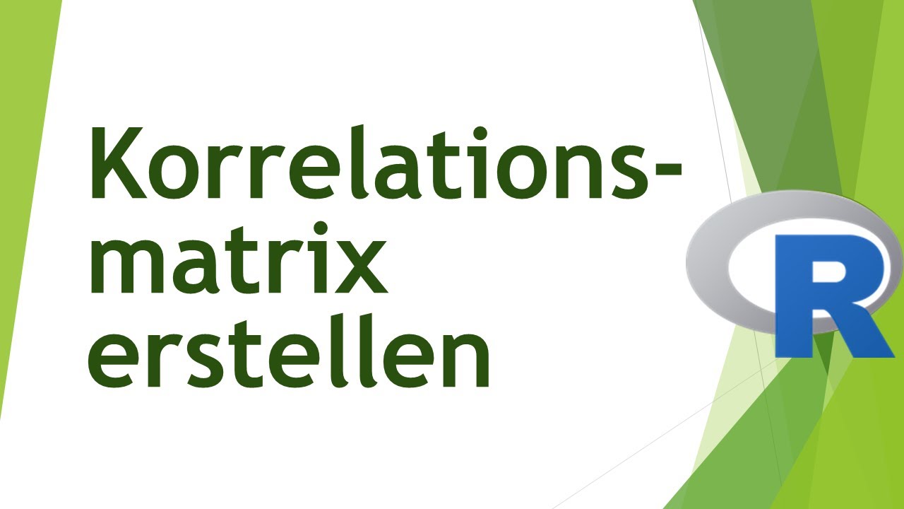 Korrelationsmatrix in R erstellen - Daten analysieren in R (52)
