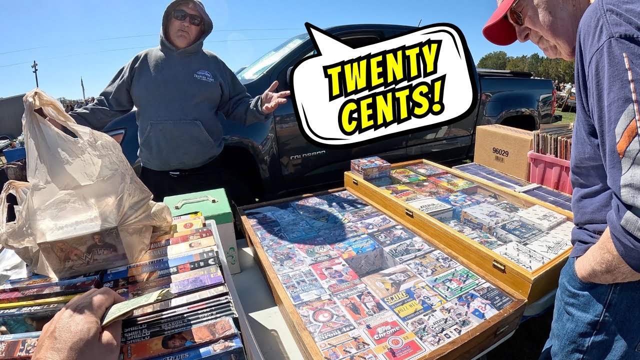 They Don’t Price Sports Cards Like This at Flea Markets Anymore!